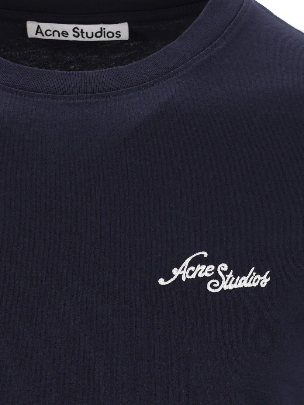 Acne Studios Venice Logo Small T-Shirt - Blue | 672db3bccadc38219e8591fc3d5711c2a017ed44