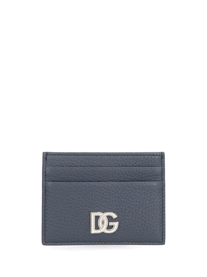 Dolce & Gabbana D&G Logo Odissea Leather Card Holder Small leather goods - Blue | 4e62d104bd1bbaa44f8a76d5cb0eef7c98b24bc0