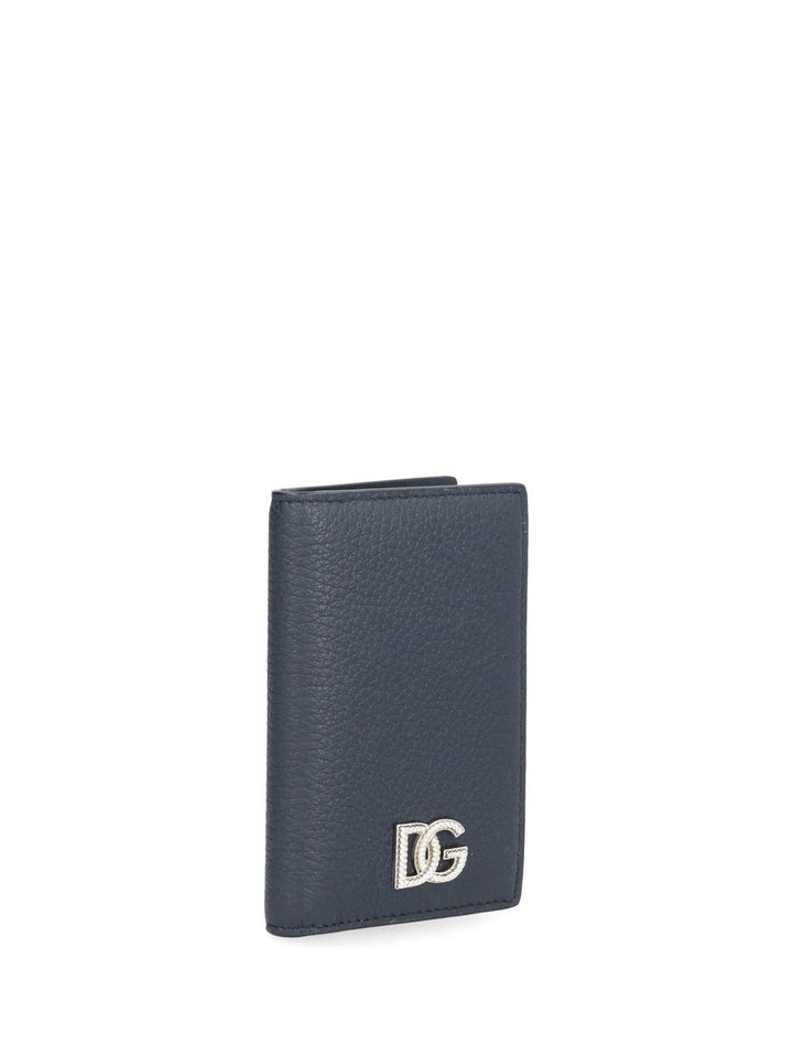 Dolce & Gabbana Tempesta Card Holder Wallets - Blue | aeb3765a2bd41202edff94ef52d35c7d474f93e0