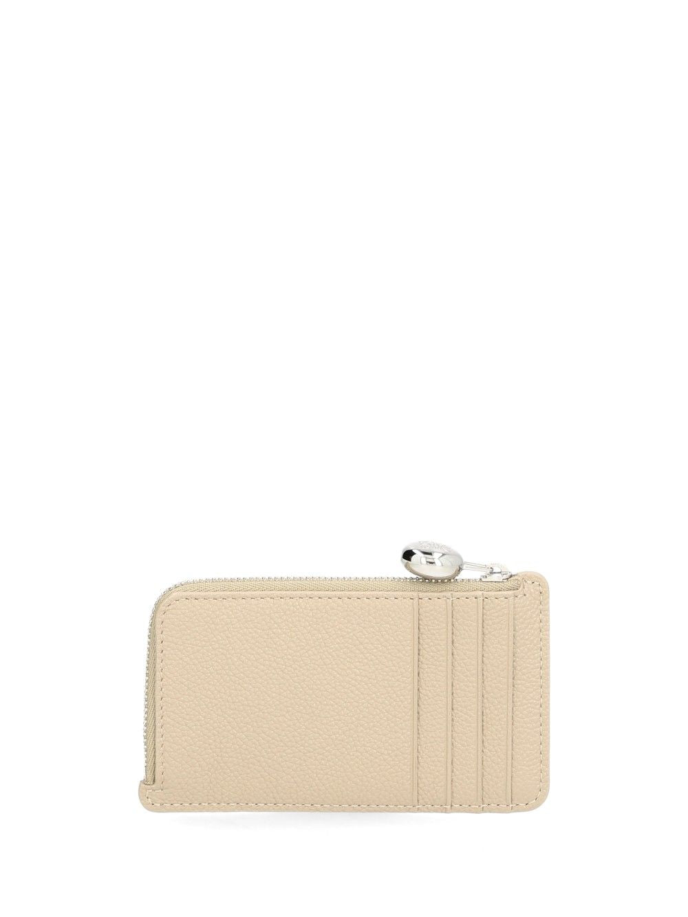 Loewe Pebble Square Card Holder Wallets - Beige | f8114bc67222d81d0c4cd48618becbd0ac3ca69e
