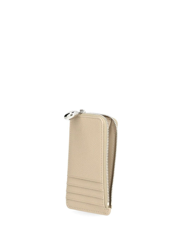 Loewe Pebble Square Card Holder Wallets - Beige | cfbe3a7e1db57a9fa8afb3e1eb233fd8d0635dda
