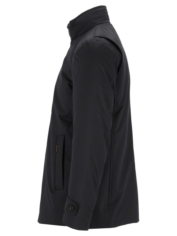Moorer Reis-Ads Coats - Blue | 4246db9ce2d1eb7e29ec8e78dc849056d70f74b6