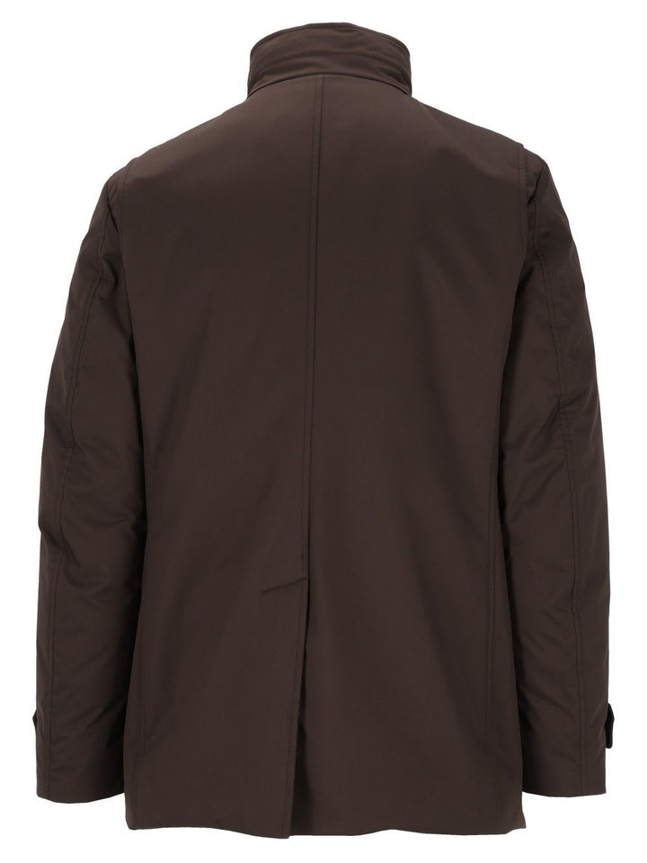 Moorer Reis-Ads Jackets - Brown | de9c339068f4fb4988c2dbf9df1f75af85809e31