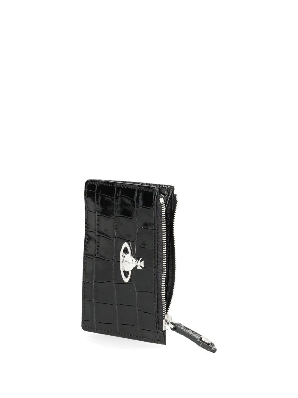 Vivienne Westwood Slim And Long Card Holder Small leather goods - Black | c66e1da1b2b3a7cee679442fa3c9fd7d1ccd3780