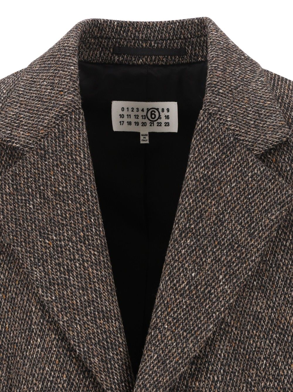 Mm6 Maison Margiela Single-Breasted Jacket Jackets - Brown | e6d10e09135a2168fa119f339a491dde4f62d6c9