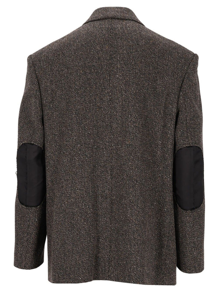 Mm6 Maison Margiela Single-Breasted Jacket Jackets - Brown | 89f665b5d21b453f5373576420ef42fd0138dfb8
