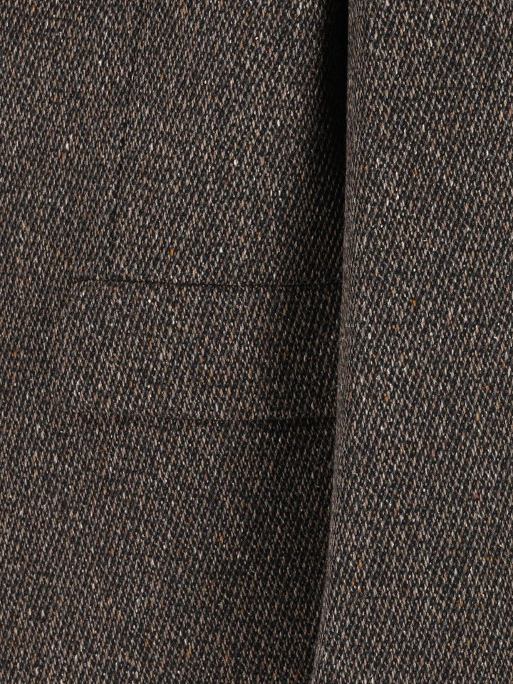 Mm6 Maison Margiela Single-Breasted Jacket Jackets - Brown | 9548eb75a3cdb0afae89e026f53ba8d020931bff