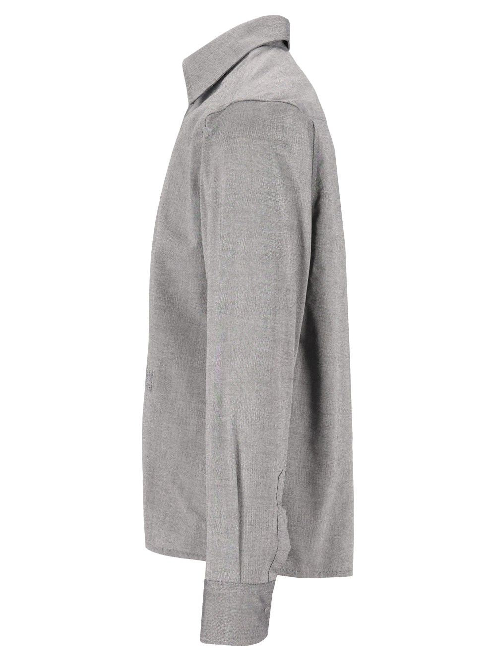 Mm6 Maison Margiela Long-Sleeved Shirt Jackets - Black | 8f41e523f4d0cfc3845770058c7e60d79affb97b