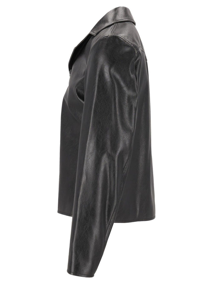 Mm6 Maison Margiela Lightweight Jacket Jackets - Black | cf6feac30c4e1d2d609f12ae5a76c698704a49e1