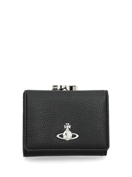 Small Wallet With Frame Wallets Black