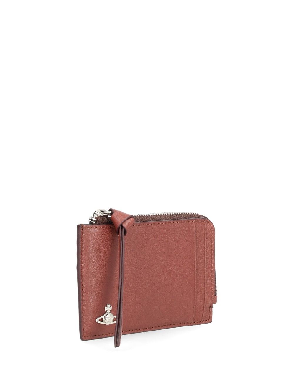Vivienne Westwood Zip Card Holder Small leather goods - Brown | 5f6e4e64b82420d2b8770925f7afe568aefd1d6e