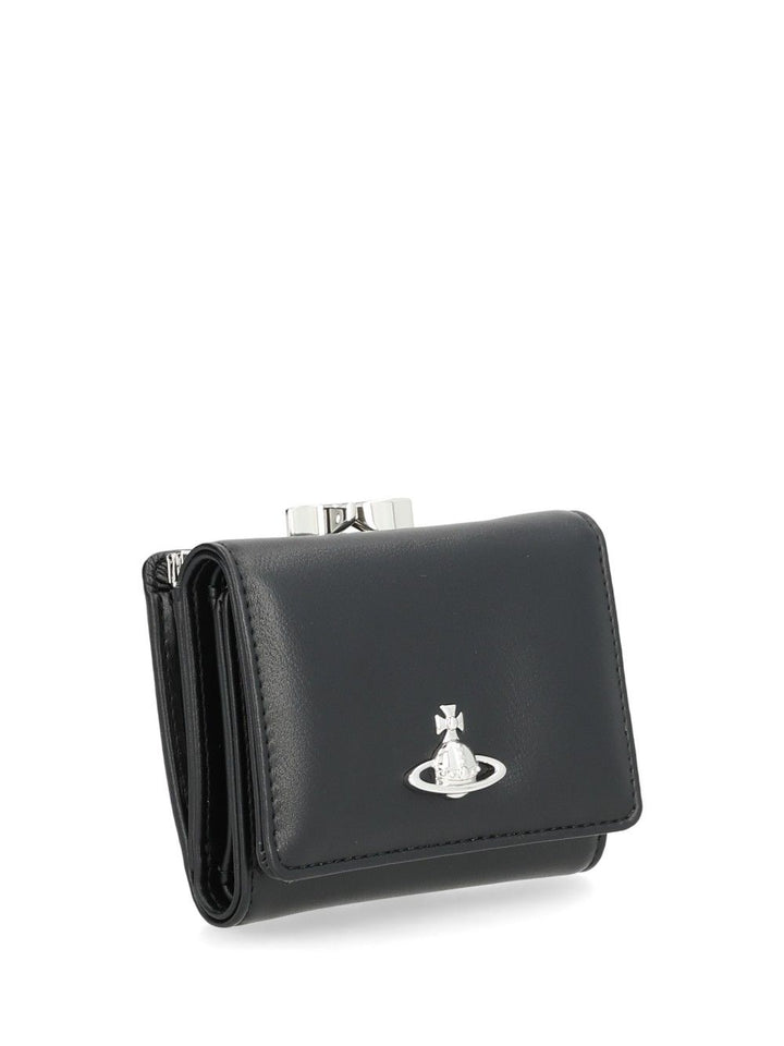 Vivienne Westwood Small Wallet With Frame Wallets - Black | 1f2034a4d7cc7181c05ab9777e26a2925aaf8e72