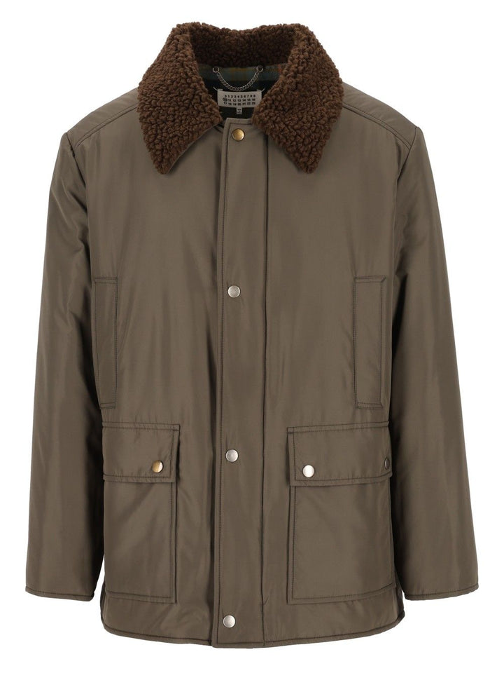 Maison Margiela Parka With Soft Collar Jackets - Green | 2771acf9f9bb48e706803c68f1dbe0033c7861d7