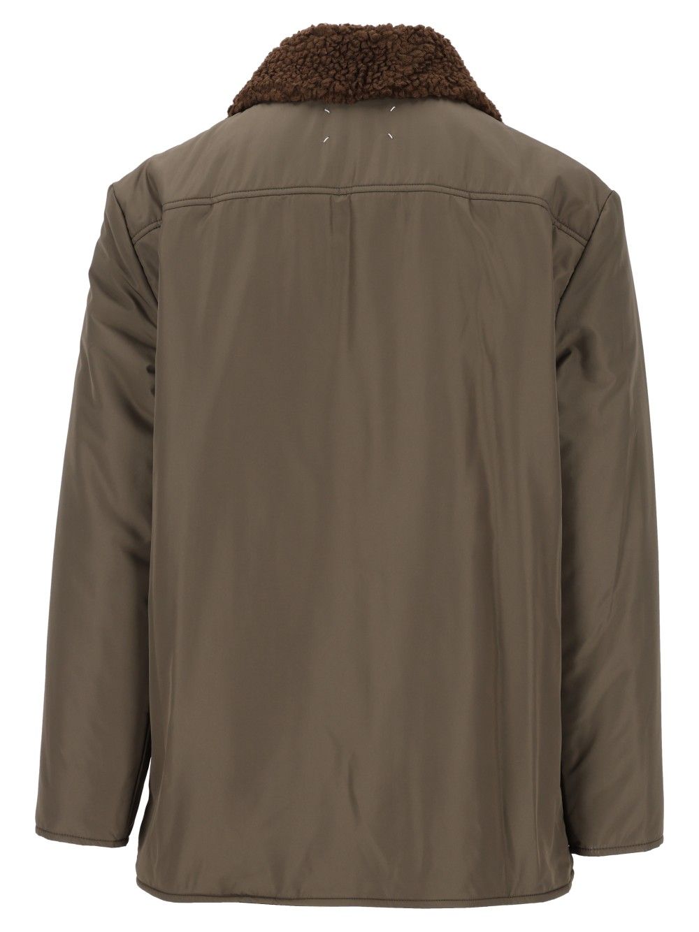 Maison Margiela Parka With Soft Collar Jackets - Green | 9dad8c5e3e245a149f0ac9b46b25c9730cf81edc