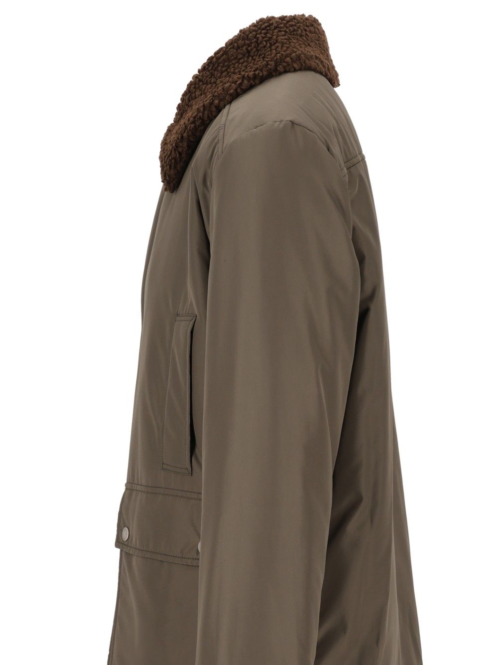 Maison Margiela Parka With Soft Collar Jackets - Green | 0f2808b6e1979e7396ba9b9f7fbcda3f00403b05