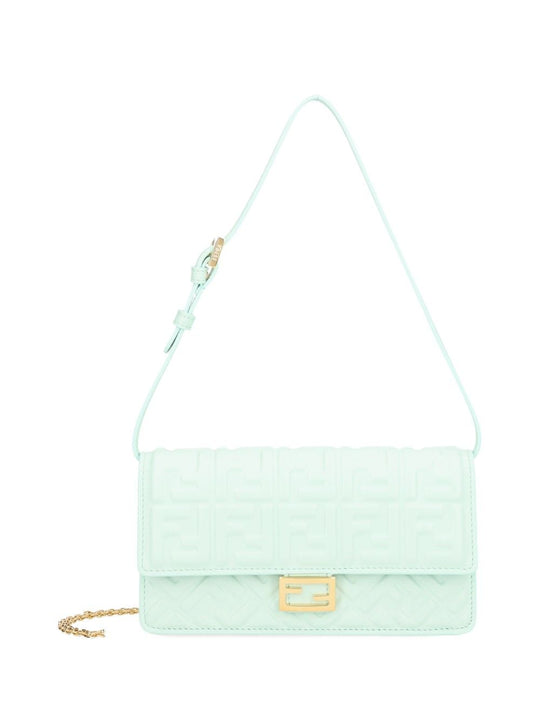 Baguette Chain Wallet Handbags Green