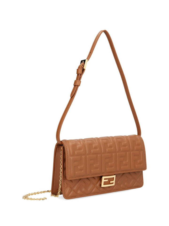 Fendi Baguette Chain Wallet Handbags - Brown | 7b15dd759d5dacad3506673b908a266a2a2c4960