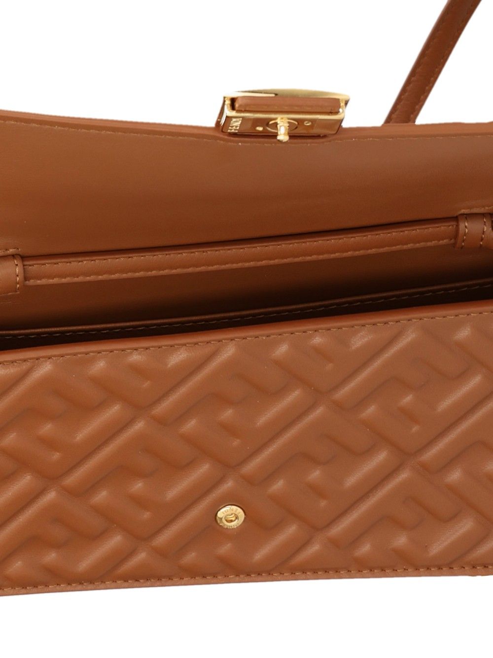 Fendi Baguette Chain Wallet Handbags - Brown | 25c3e140e1ffc1a25f5ead4a787793cd6d759fef