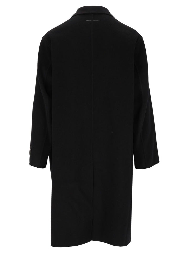 Mm6 Maison Margiela Double-Faced Coat Coats - Black | ce55b69506cfd97cda3c7f8f5874def6d211e056