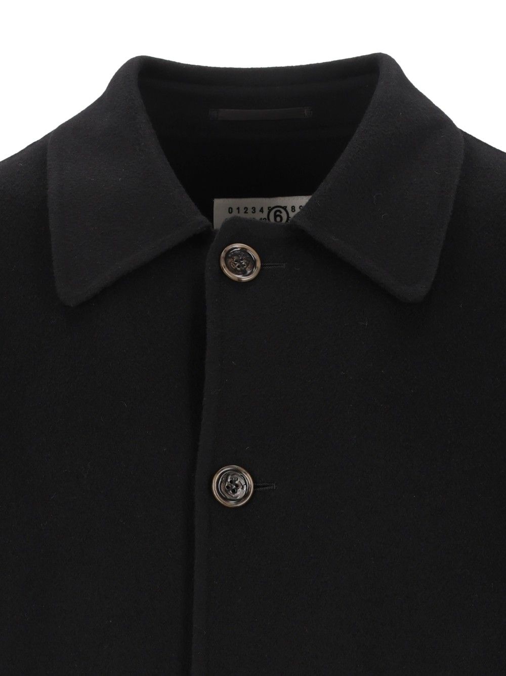 Mm6 Maison Margiela Double-Faced Coat Coats - Black | 0c5010f920c71769312f9e6fa384f4a0880cc2e5