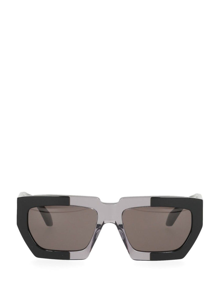AlaÏA Oversized Two-Tone Sun Glasses - Black | e88ddf3eb907e0afc04c1eed0683df0c5f852c96