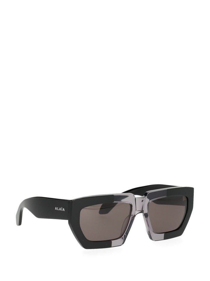 AlaÏA Oversized Two-Tone Sun Glasses - Black | b40124b878bae5f7df7285fc39a15700e067675c