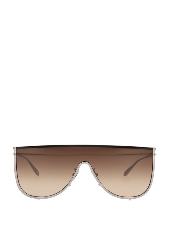 Flat-Top Sun With Logo Glasses Brown