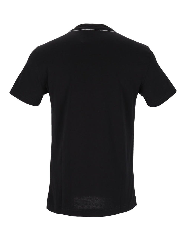 Dolce & Gabbana Cotton  With Embroidery T-Shirt - Black | b4efc0a050356ad0ab39221faa7deb036c2c8921