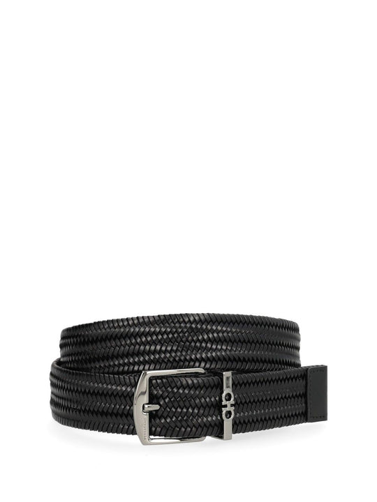 Woven Belt Belts Black
