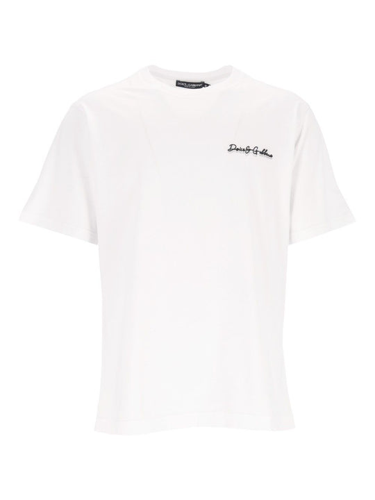 With Dolce & Gabbana Signature T-Shirt White
