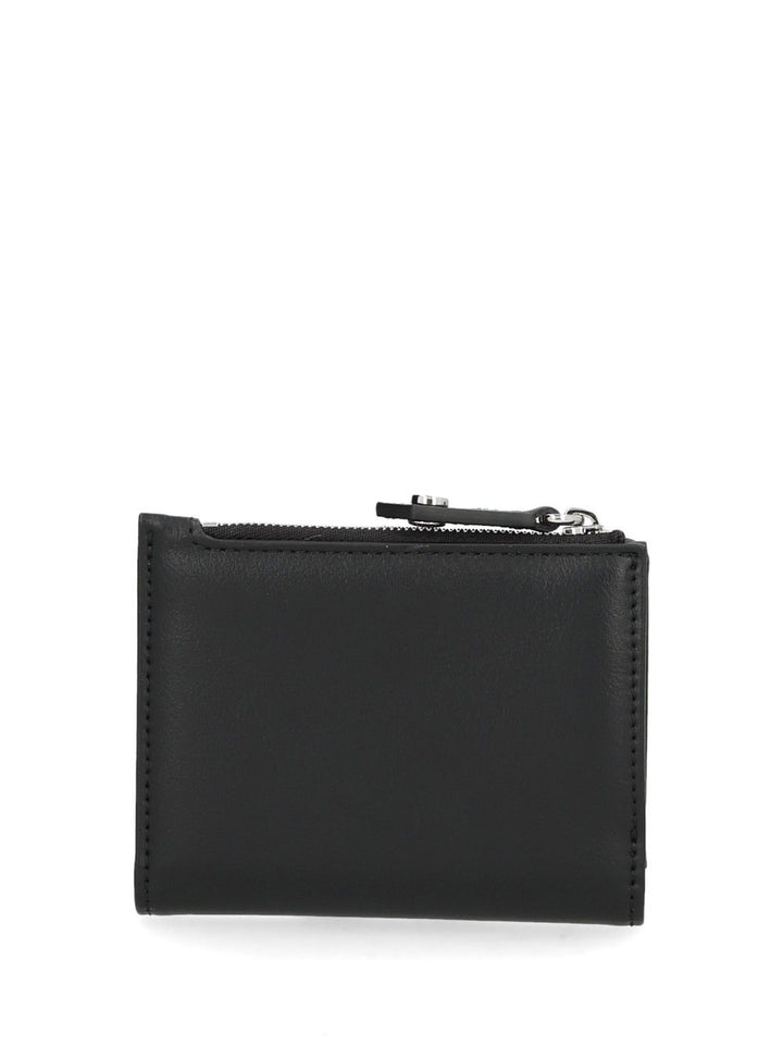 Vivienne Westwood Slim Card Holder With Flap Small leather goods - Black | 8b8d22f467a2999eb9ec272fcc03d30a52ea5ad3