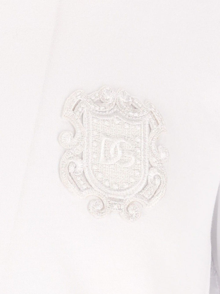 Dolce & Gabbana D&G Logo T-Shirt - White | ca428417d95b549c1930fba48c88e2ae3aa71dd8