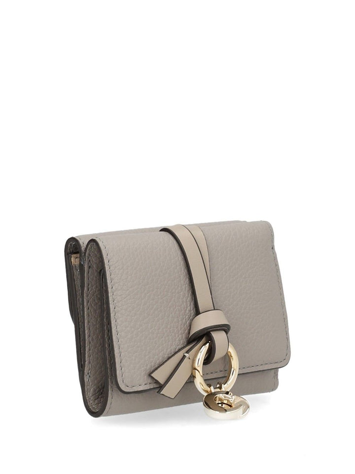 Chloe' Alphabet Folding Wallet Wallets - Grey | 940714e879bfee2c0031def850d751a296a7372b
