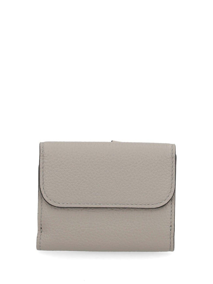 Chloe' Alphabet Folding Wallet Wallets - Grey | 40325389653f8bbfb5d764f62e484488e93f376e