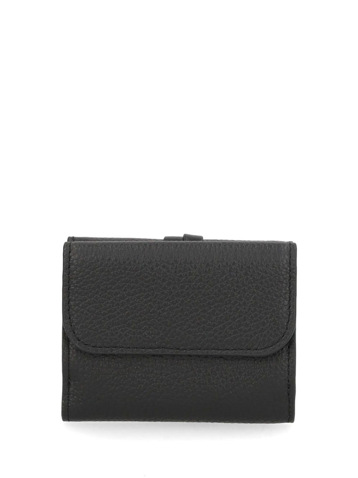 Chloe' Alphabet Folding Wallet Wallets - Black | d8b42df11c336814d6a073133affe3ddbf363eb8