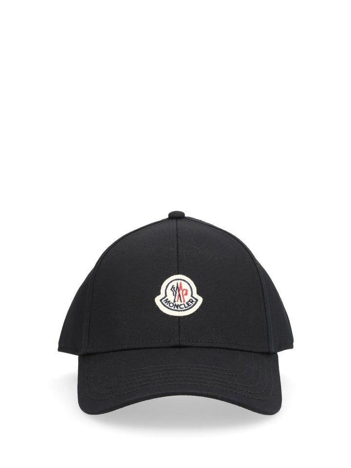 Moncler Cotton Baseball Cap Hats - Black | 0a1c8a5bea868eb0e7155d761c1275ef52073834