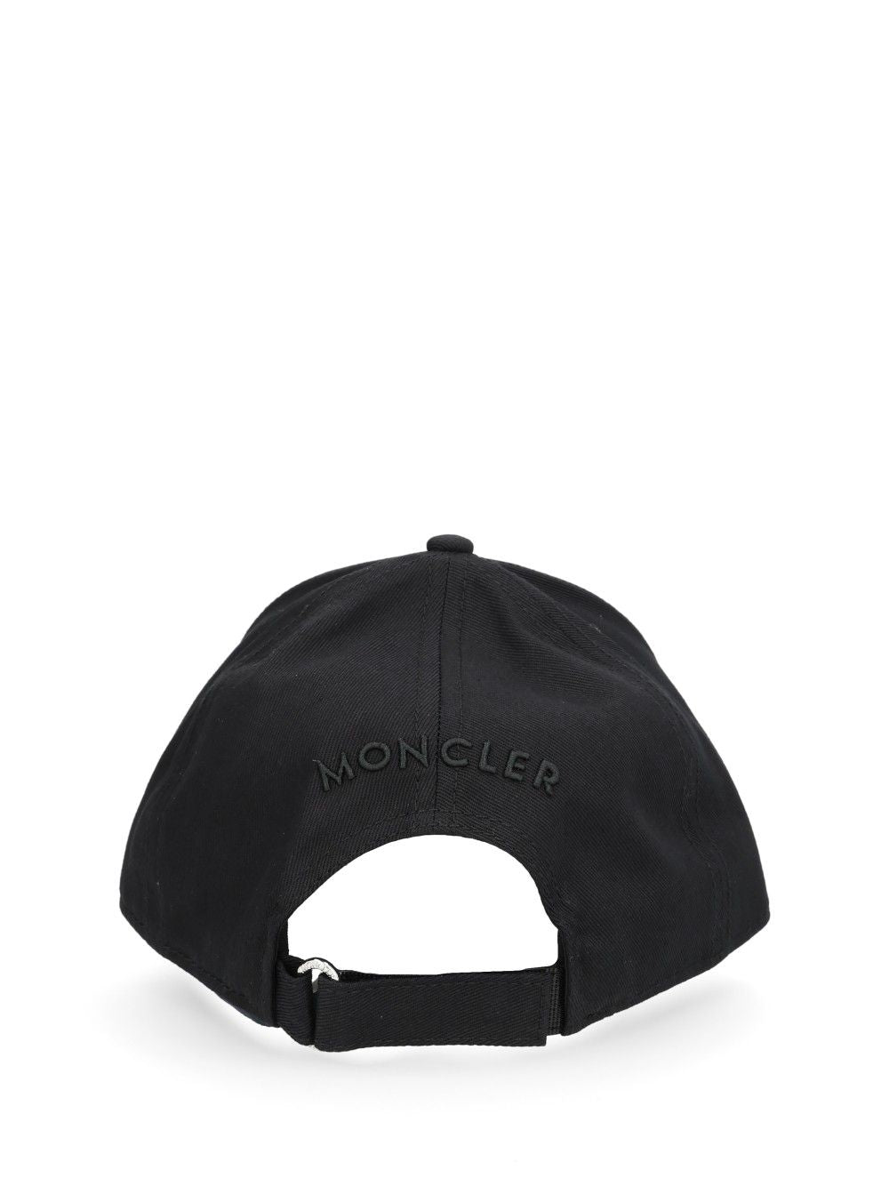 Moncler Cotton Baseball Cap Hats - Black | 576de2c6843e036fead8a27e359bc8582ac59946
