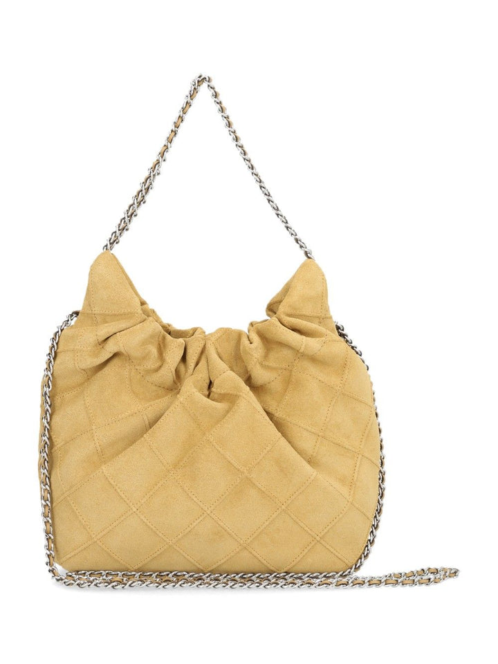 Tory Burch Fleming Mini Hobo Bag In Suede Shoulder Bags - Brown | 4fd065723bc410722582fdb74b557845f5990378
