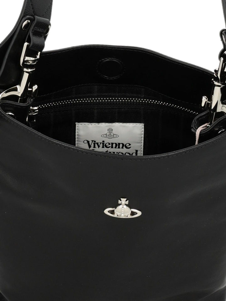 Vivienne Westwood Lottie Shoulder Bags - Black | 3efb2238f5ebb646eddf2d628149509535ed271d