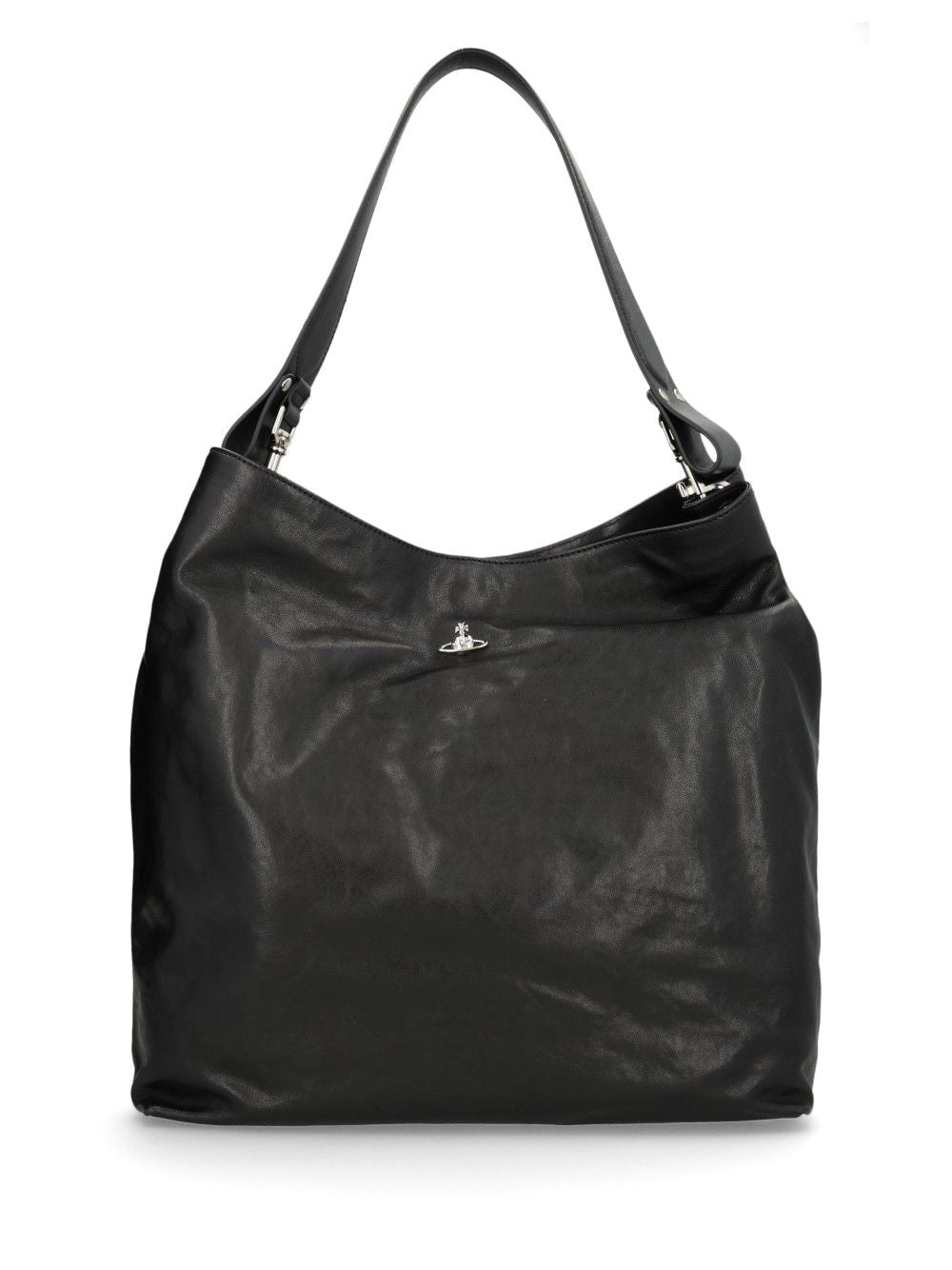 Vivienne Westwood Borsa Lottie Large Shoulder Bags - Black | c2c4394150ad7f607c0c50b3f80c7009f5488a0d