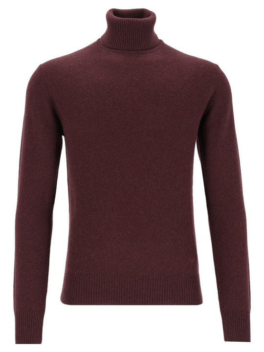 Turtleneck Knitwear Brown