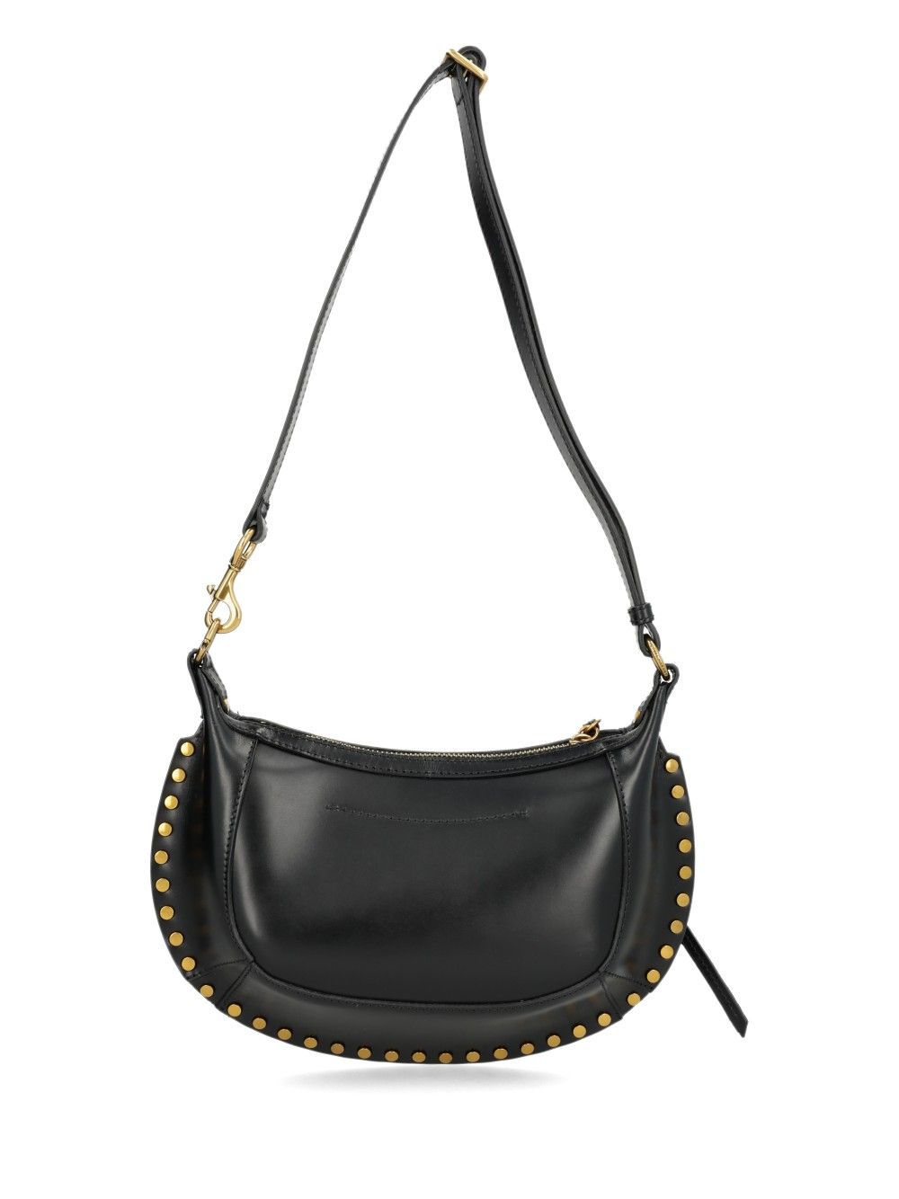 Isabel Marant Oskan Moon Bag Crossbody Bags - Black | 4abbf378711420a1f9b94d8a56243801406817c6