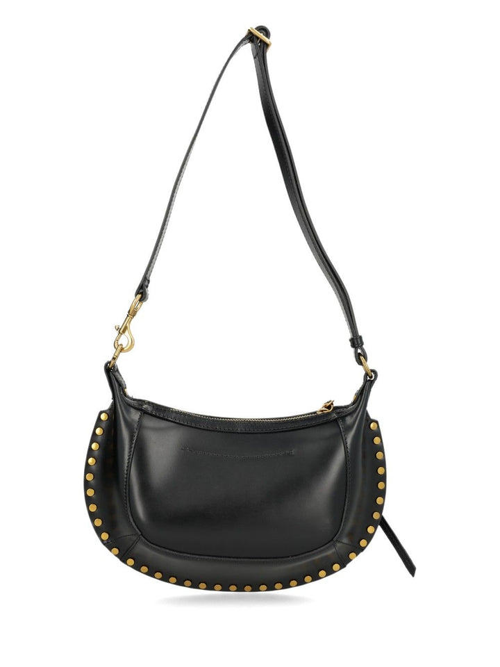 Isabel Marant Oskan Moon Bag Crossbody Bags - Black | 4abbf378711420a1f9b94d8a56243801406817c6