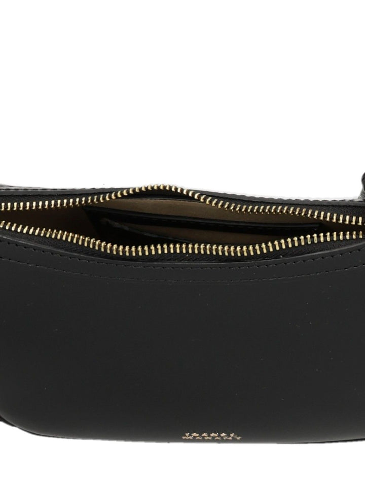 Isabel Marant Oskan Moon Bag Crossbody Bags - Black | 81415f26f9d7b5cdf3cb4d85475ec9024289d154