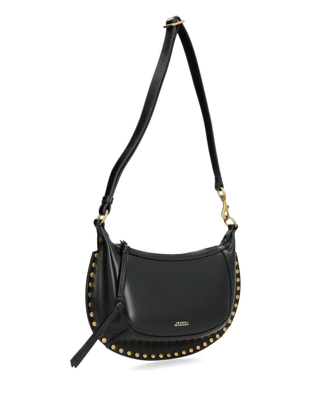 Isabel Marant Oskan Moon Bag Crossbody Bags - Black | adc350dae81d47671b421f9f88adfcde59df0d48