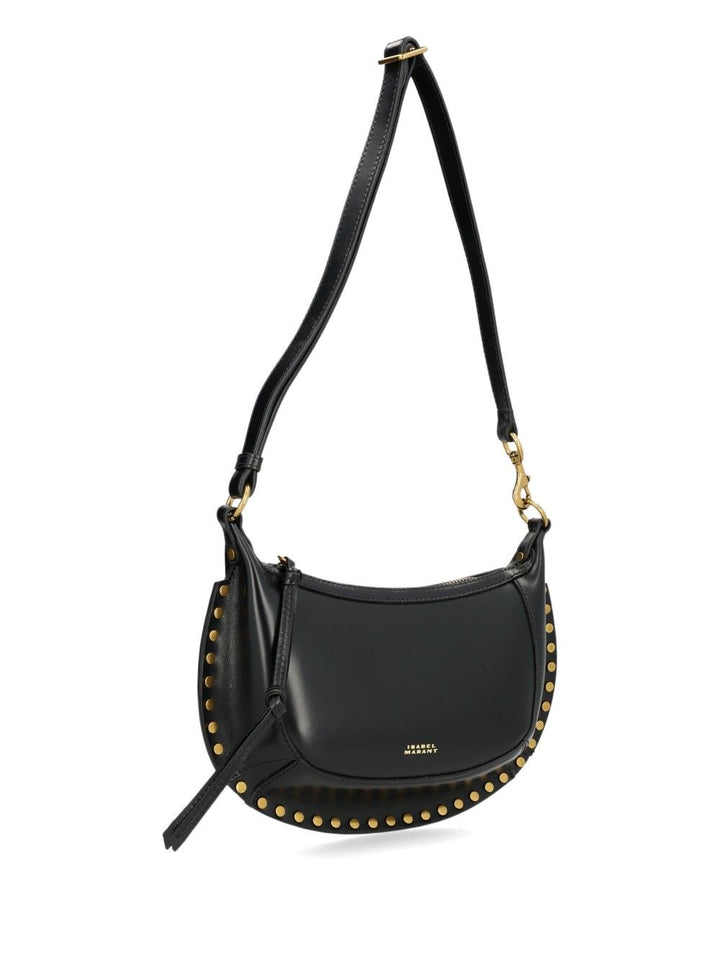 Isabel Marant Oskan Moon Bag Crossbody Bags - Black | adc350dae81d47671b421f9f88adfcde59df0d48