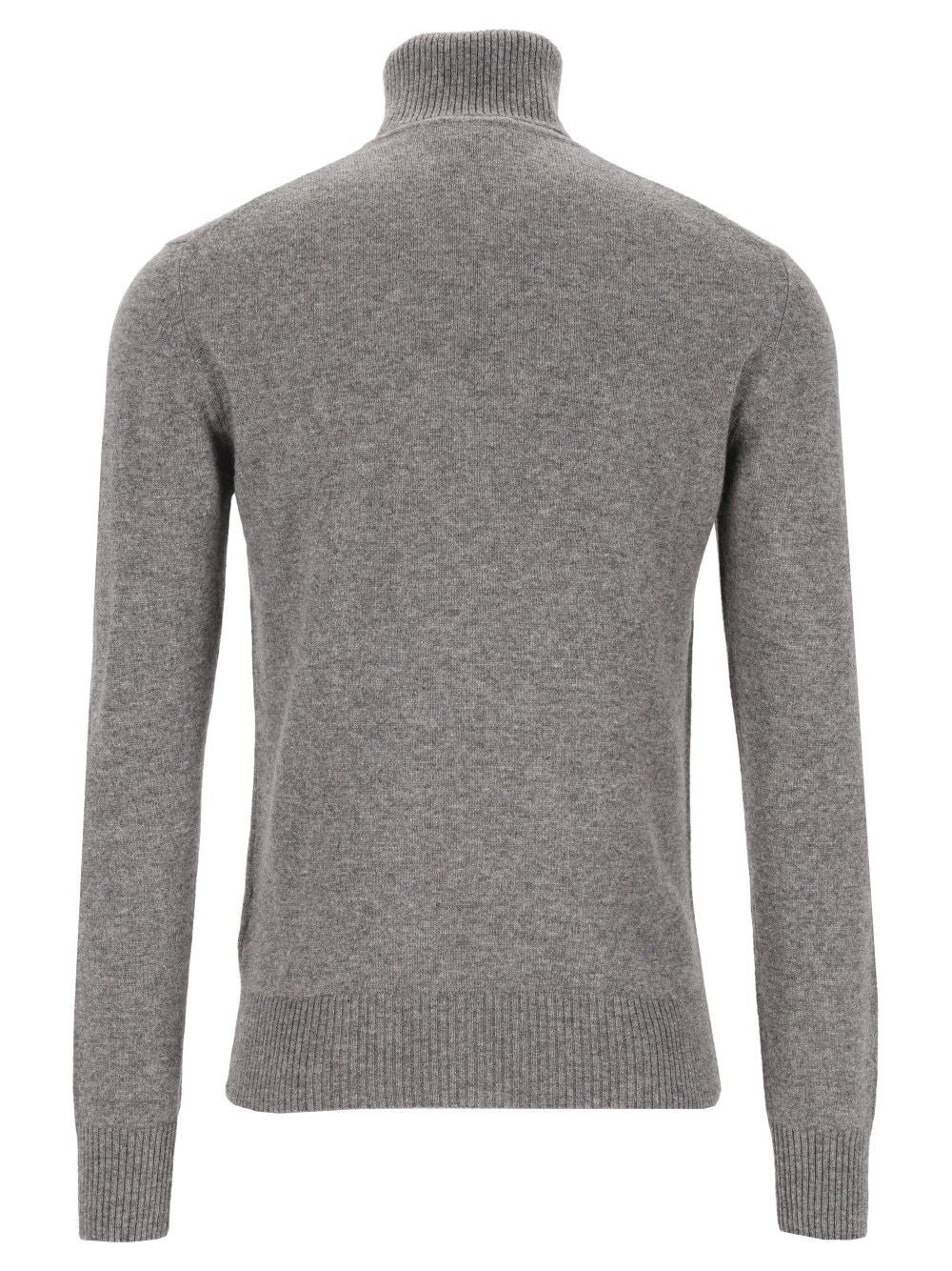 Emporio Armani Turtleneck Knitwear - Grey | f3f5444b09d89b57cb230531ff5ad53cfaddbcb4