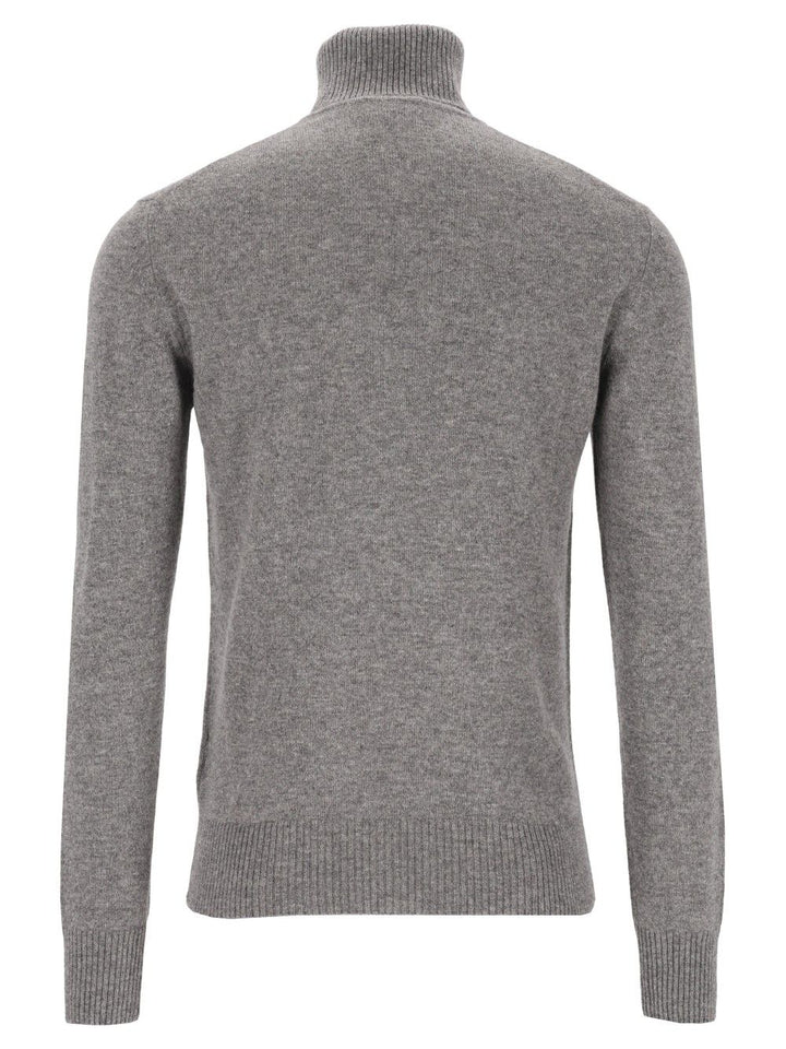 Emporio Armani Turtleneck Knitwear - Grey | f3f5444b09d89b57cb230531ff5ad53cfaddbcb4