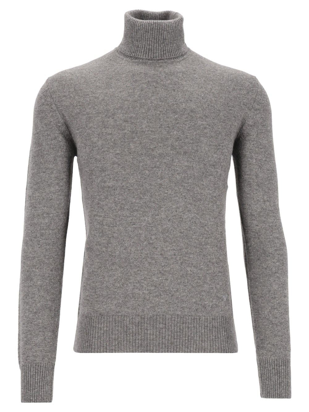 Emporio Armani Turtleneck Knitwear - Grey | 90d90639d85436a87df5a878800b9b71fee819eb