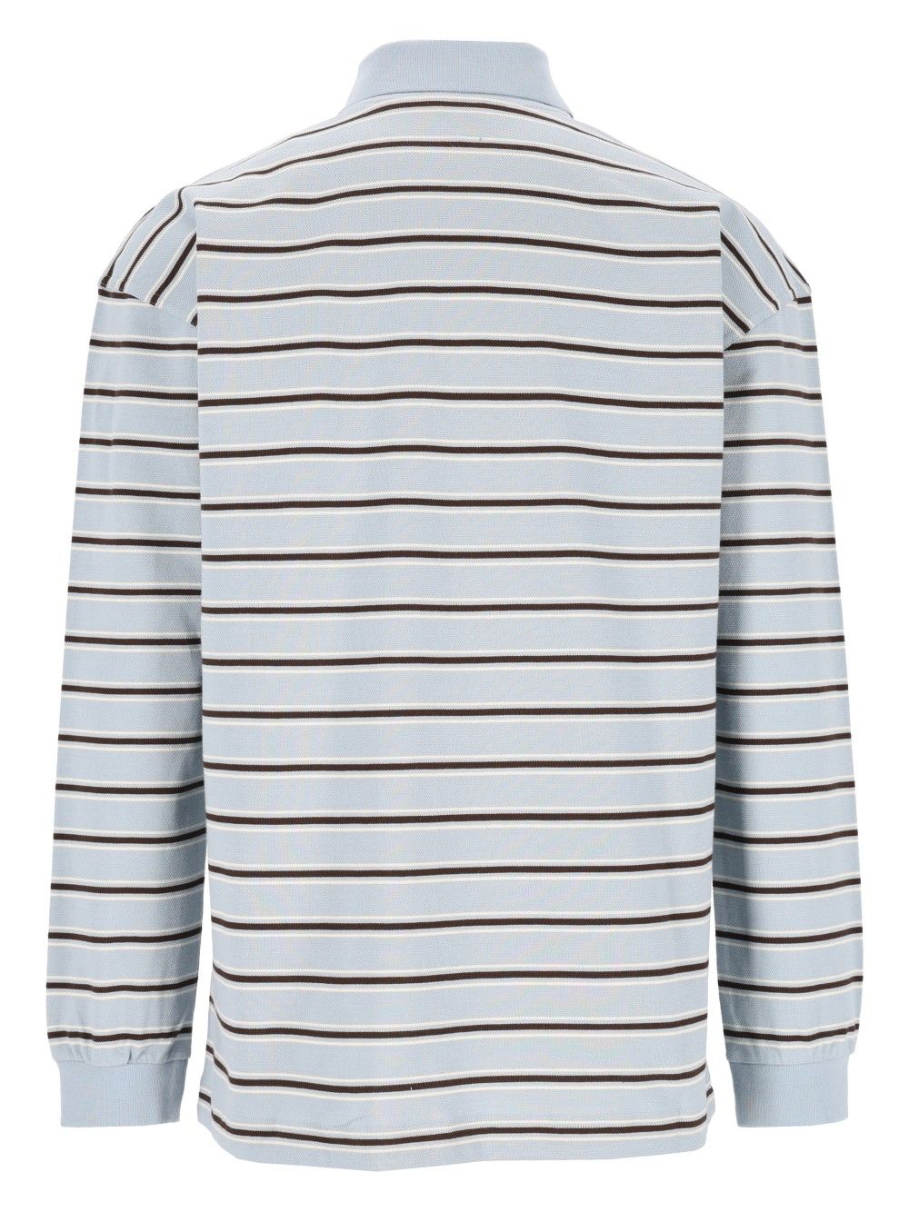 Bottega Veneta Striped Polo shirt - Light blue | 26f300550b1ea32ff26da42a936e1f09bbd3d3d5